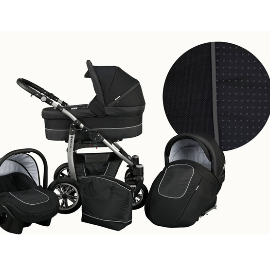Baby Merc - Maylo Barnvagnar 3 In 1 - Svart