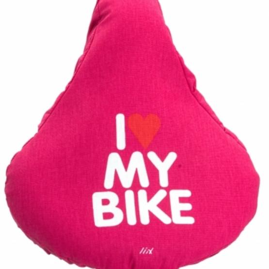 Liix Liix Saddlecover I Love My Bike Pink