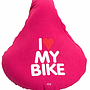 Liix - Liix Saddlecover I Love My Bike Pink