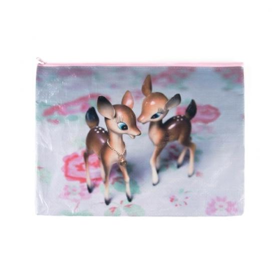 Catseye - Deer On Rose A4 Pouch