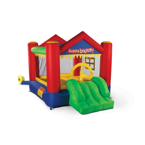 Produktfoto för Happy Bounce - Hoppborg - Party House Fun 3-1