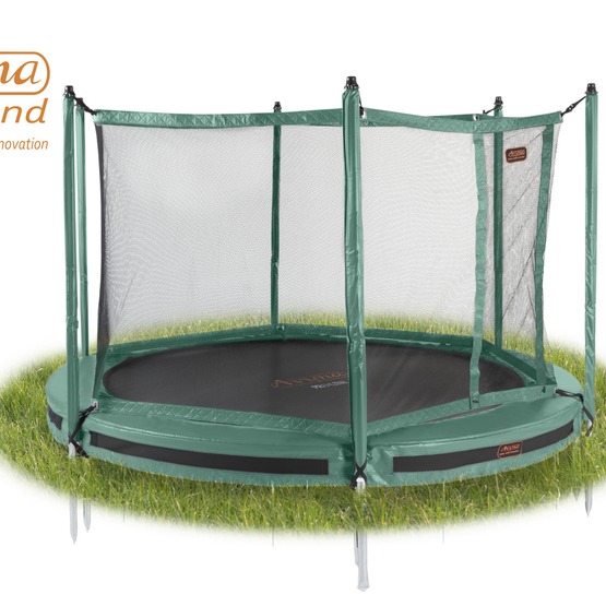 Avyna Pro-Line Flatlevel 14-ft. In-Ground Trampoline - Platinum Grey