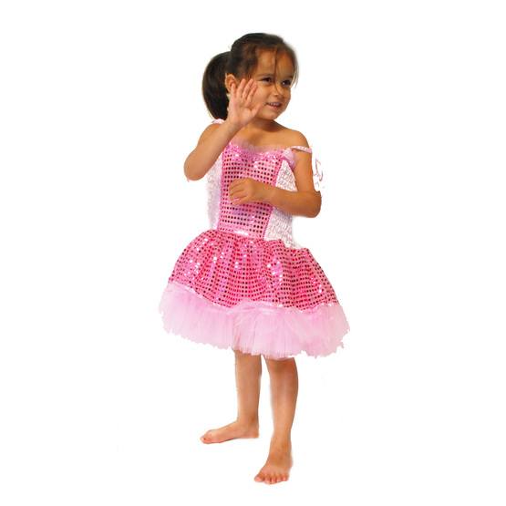 Minisa - Dress Prinsessa Disco Pink Small