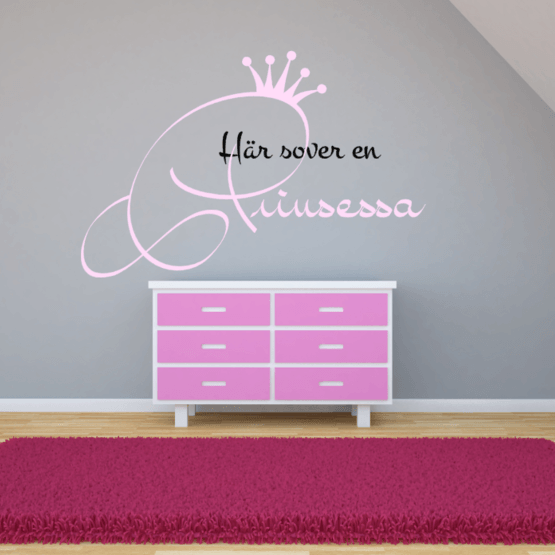 Dekorationsstenar Ansikte Rosa Prinsessa
