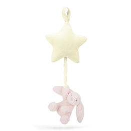Jellycat - Bashful Pink Bunny Star Musical Pull