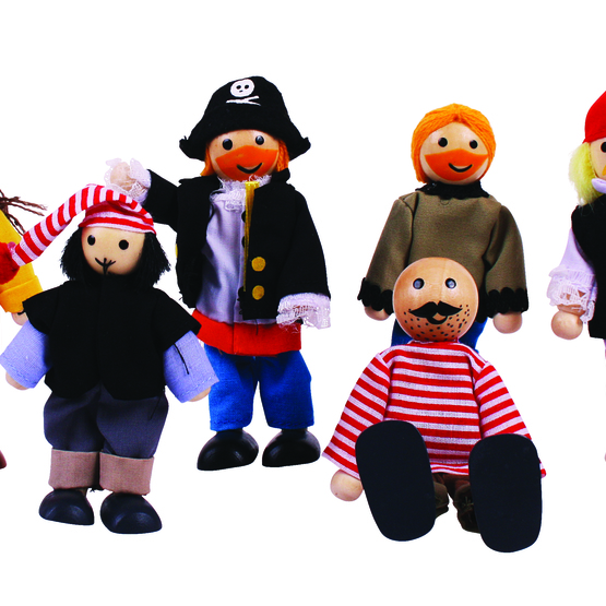 Bigjigs Pirat Dockor