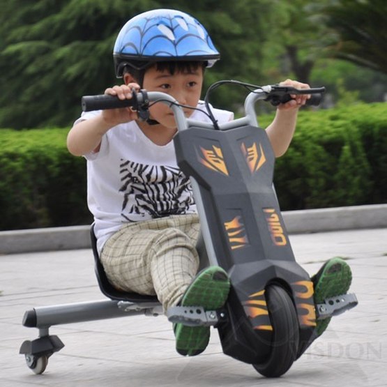 Elscooter Drifting Trike 100W - Grön 