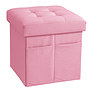 Kids Concept - Förvaringslåda/Sittpuff - Rosa
