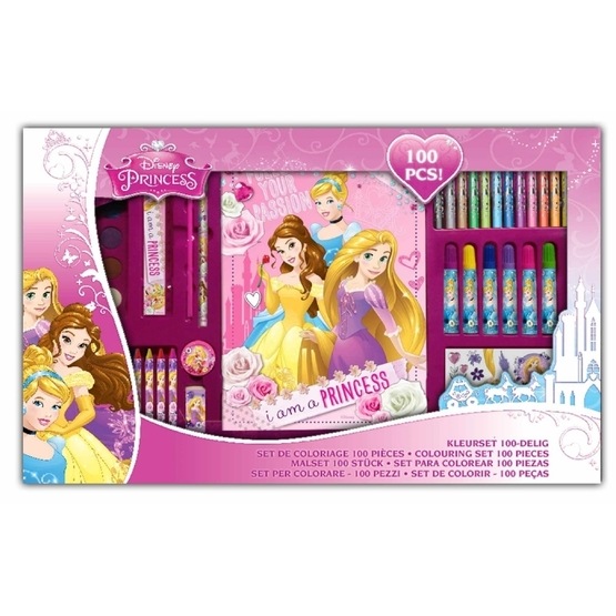 Disney - Princess Rit- Och Målarset 100-Pack