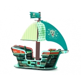 Djeco - Pirate Boat 3D