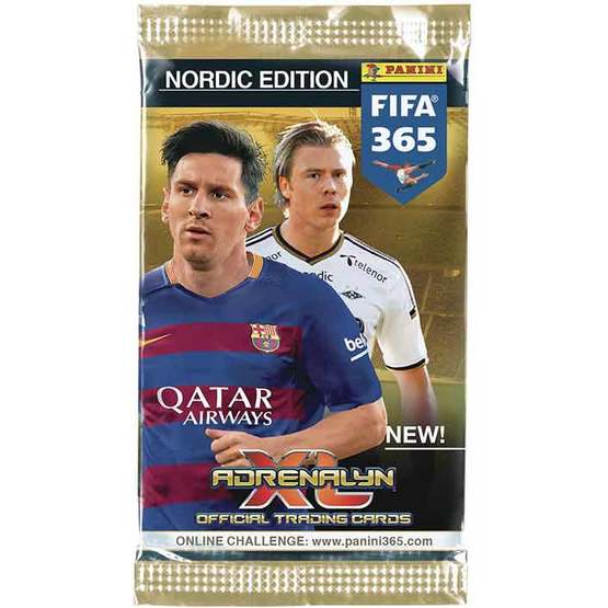 Fotbollskort - Paket - Nordic Edition Panini Adrenalyn XL - FIFA 365 2015-16