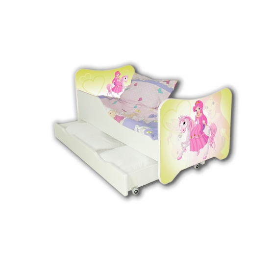 Cool Beds - Barnsäng Med Madrass Och Låda - Pony - 140 x 70 Cm