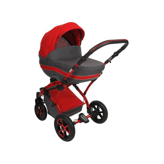 Ambero - Barnvagn - Duo Barnvagn 3 in 1  New Collection - Röd