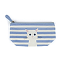 Catseye - Blue Cotton Cat Small Pouch