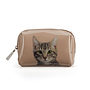 Catseye - Tabby On Taube Beauty Bag