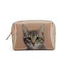 Catseye - Tabby On Taube Large Beauty Bag