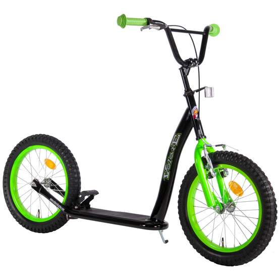 Volare - Autoped 16&quot; Brede Banden - Black Green