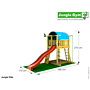 Jungle Gym - Klätterställning - Komplett Monteringssats Inkl. Trä - Villa