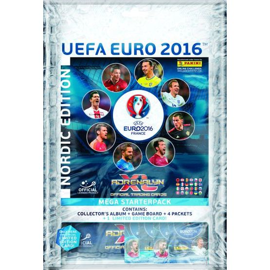 Fotbollskort - 1st Mega Startpaket Nordic Edition Panini Adrenalyn XL Euro 2016