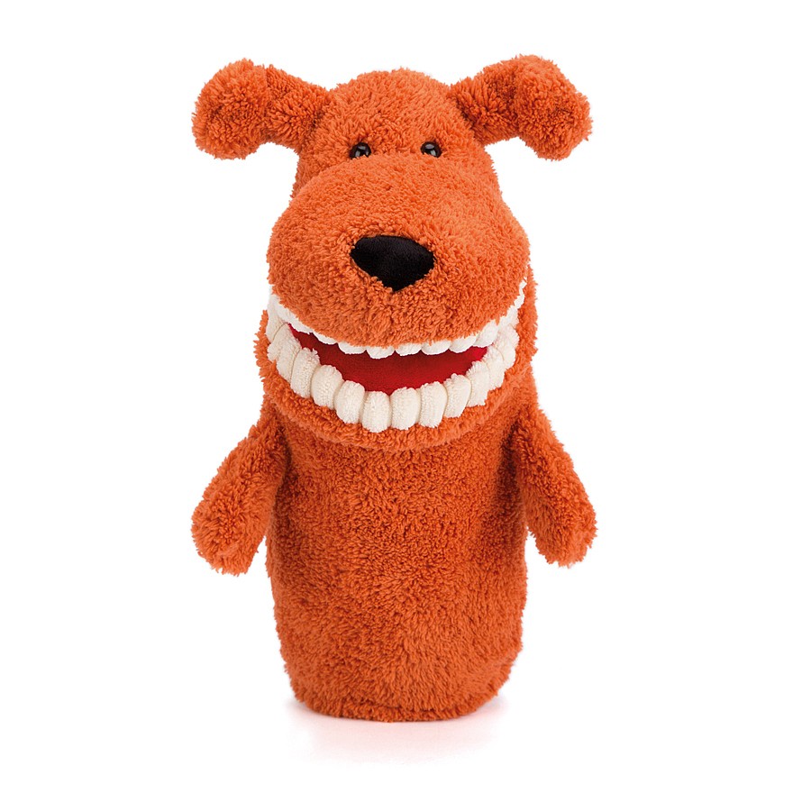 Jellycat Toothy Mutt Hand Puppet