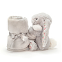 Jellycat - Snuttefilt Blossom Silver Bunny Soother