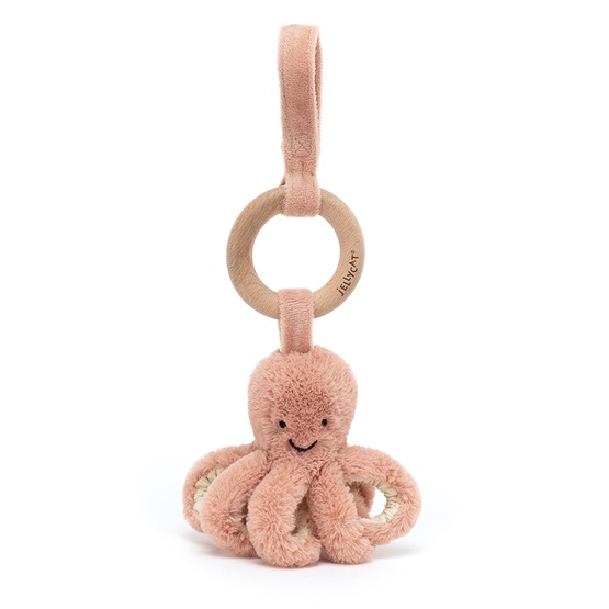 Jellycat – Odell Octopus Wooden Ring Toy