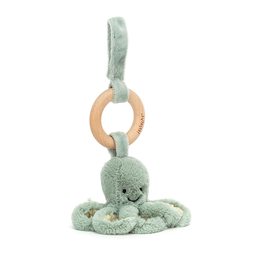 Jellycat - Bitleksak Odyssey Octopus Wooden Ring Toy