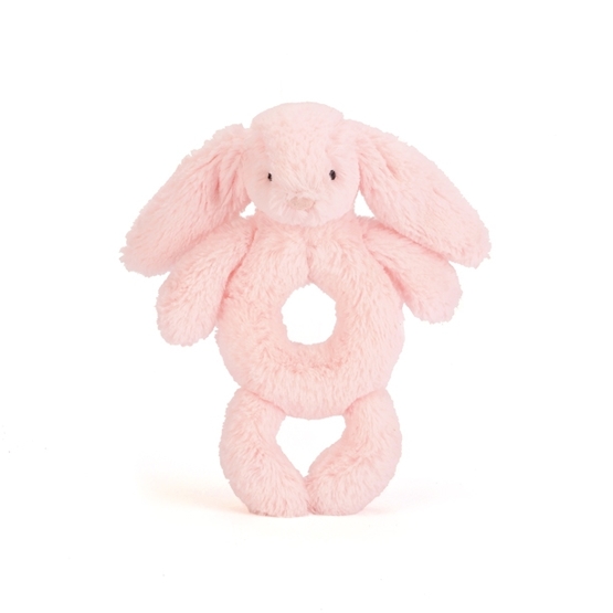 Jellycat – Skallra – Bashful Bunny Grabber Pink