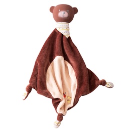 Jellycat - Snuttefilt - Bear Comforter with rubber head