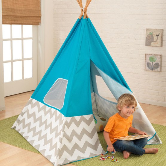 Kidkraft Teepee Indiantält Turkos Litenleker.se Kidkraft Teepee Indiantält Turkos Litenleker.se