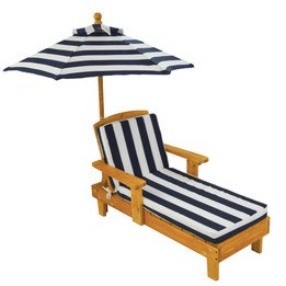 Kidkraft - Solstol -  Outdoor Chaise with Umbrella