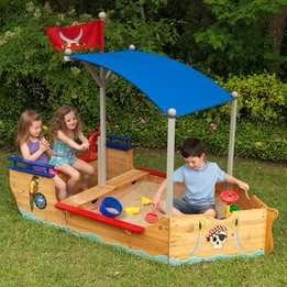 Kidkraft - Sandlåda / Sandbåt Pirat