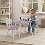 Kidkraft - Bord - Round Storage Table & 2 Chair Set- Lavender