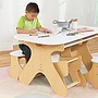 Kidkraft - Bord Och Stolar - Arches Expandable Table & Bench Set
