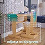 Kidkraft - Skrivbord Med Stol - Pocket Adjustable Desk and Chair - Natural
