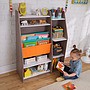 Kidkraft - Bokhylla - Pocket Storage Bookshelf - Gray Ash