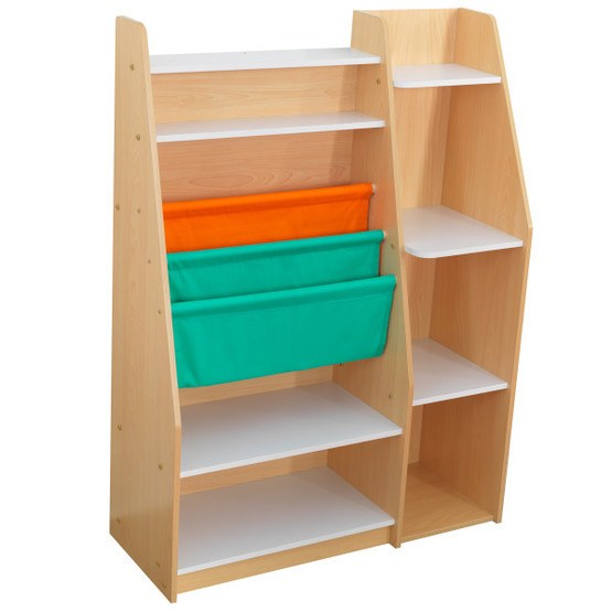 Kidkraft – Bokhylla – Pocket Storage Bookshelf – Natural