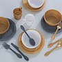Kidkraft - Tillbehör Barnkök - 27 pieces cookware Set - Modern Metallics