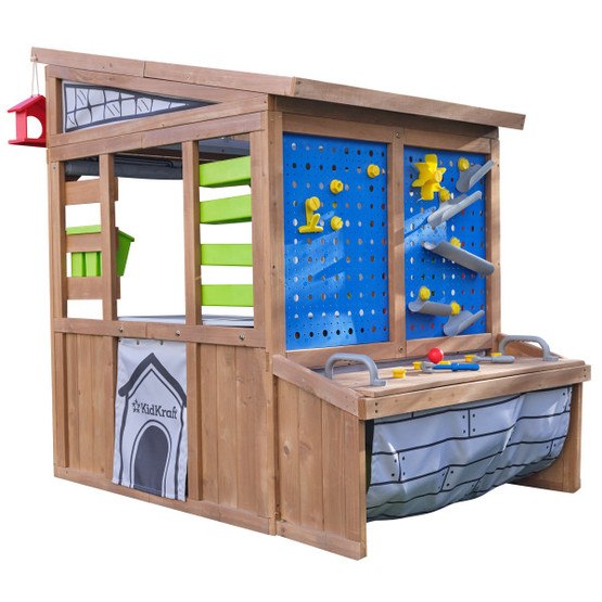 Kidkraft – Lekstuga – Hobby Workshop Wooden Playhouse