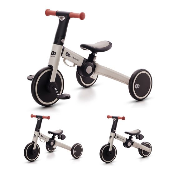 Kinderkraft Trehjuling - 4 Strike - Silver Grey