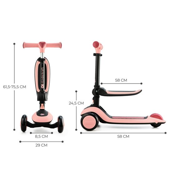 Scooter - Halley - Rose Pink