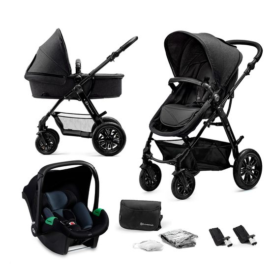 Kinderkraft Barnvagn – Moov 3In1 Mink Pro Black