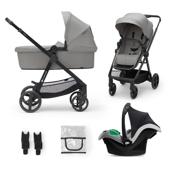 Kinderkraft Barnvagn – Newly 3In1 Mink Pro Moonlight Grey