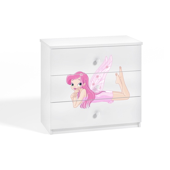 Kocot Kids Byrå - Babydreams Vit - Fairy With Wings