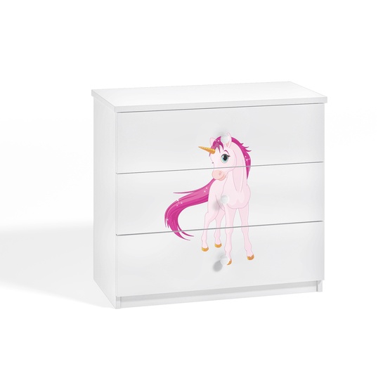 Kocot Kids Byrå - Babydreams Vit - Unicorn