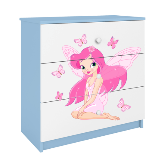 Kocot Kids Byrå - Babydreams Blå - Fairy With Butterflies