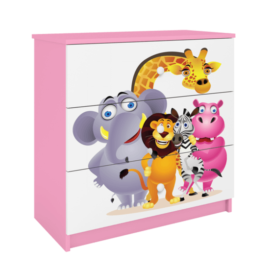 Kocot Kids Byrå - Babydreams Rosa - Zoo