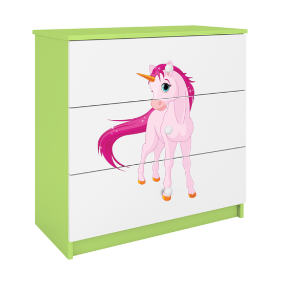 Kocot Kids Byrå - Babydreams Grön - Unicorn