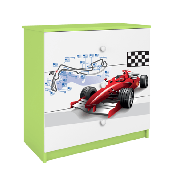 Kocot Kids Byrå - Babydreams Grön - Formula One