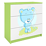 Byrå - Babydreams Grön/Blå Bear